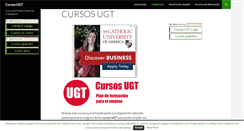 Desktop Screenshot of cursosugt.es